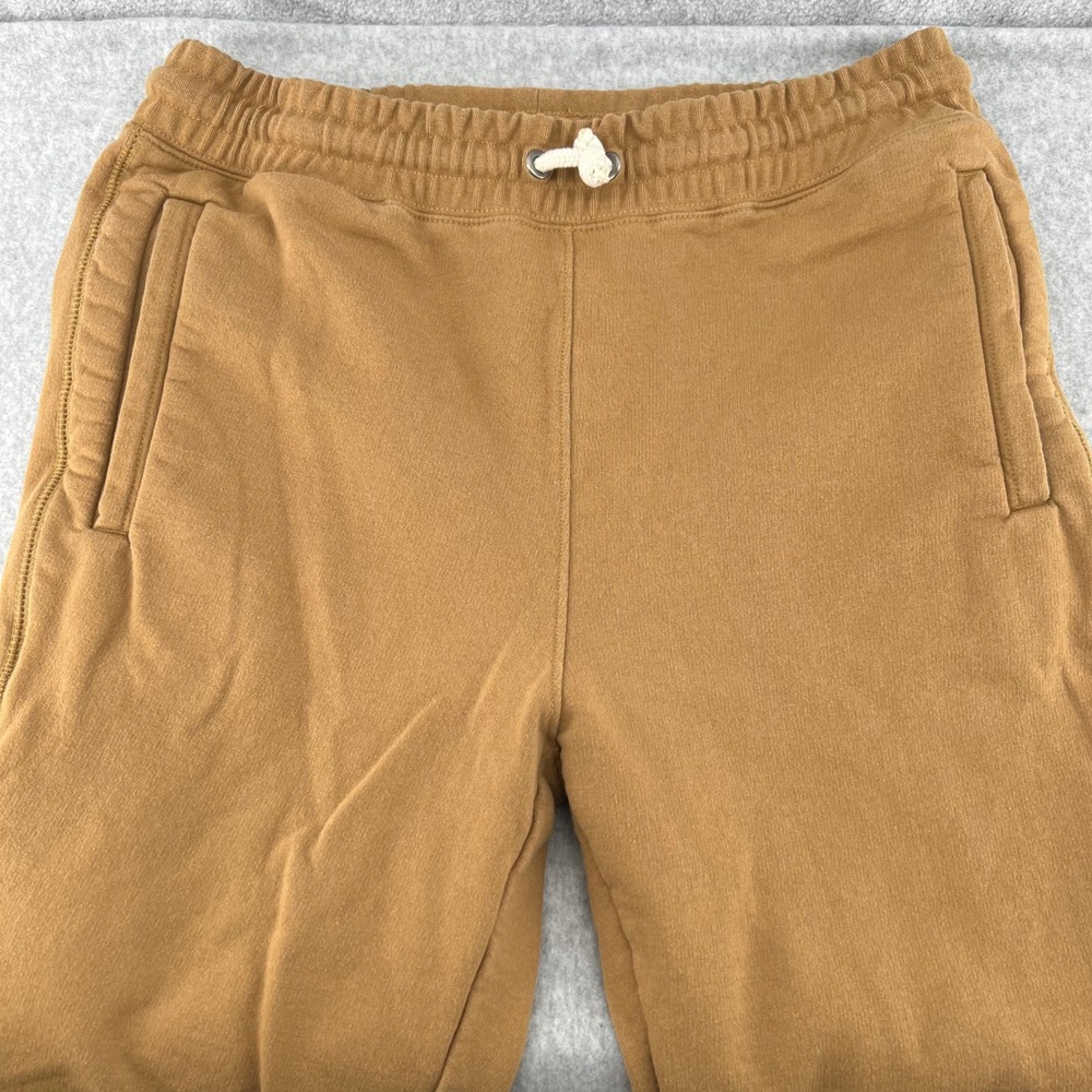 The North Face Mens Heritage Patch Joggers Brown Fleece Sweatpants Medium - Picture 2 of 9